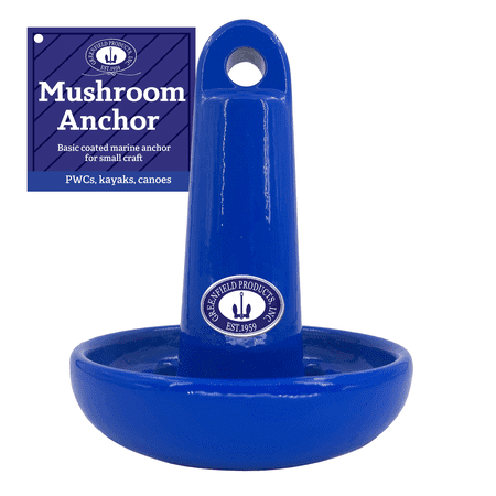 Greenfield Products 10 lb Blue Mushroom Boat Anchor