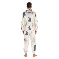 thumbnail image 4 of FORMRS Onesies Pajama for Adults Unisex Hoodie Winter Jumpsuit One Piece Sleepwear, Sizes S-2XL, Bunnies and Carrots, 4 of 7