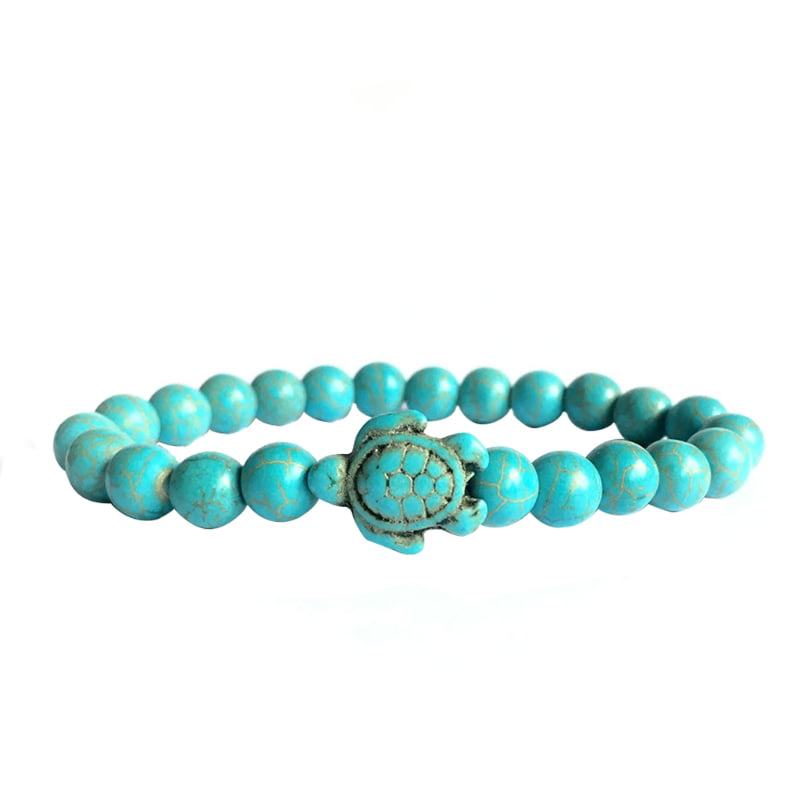 Geniune Tiny Turquoise Beaded Bracelet • Natural Turquoise Bracelet • 3mm Beads • Gift for Her • Gemstone Bracelet