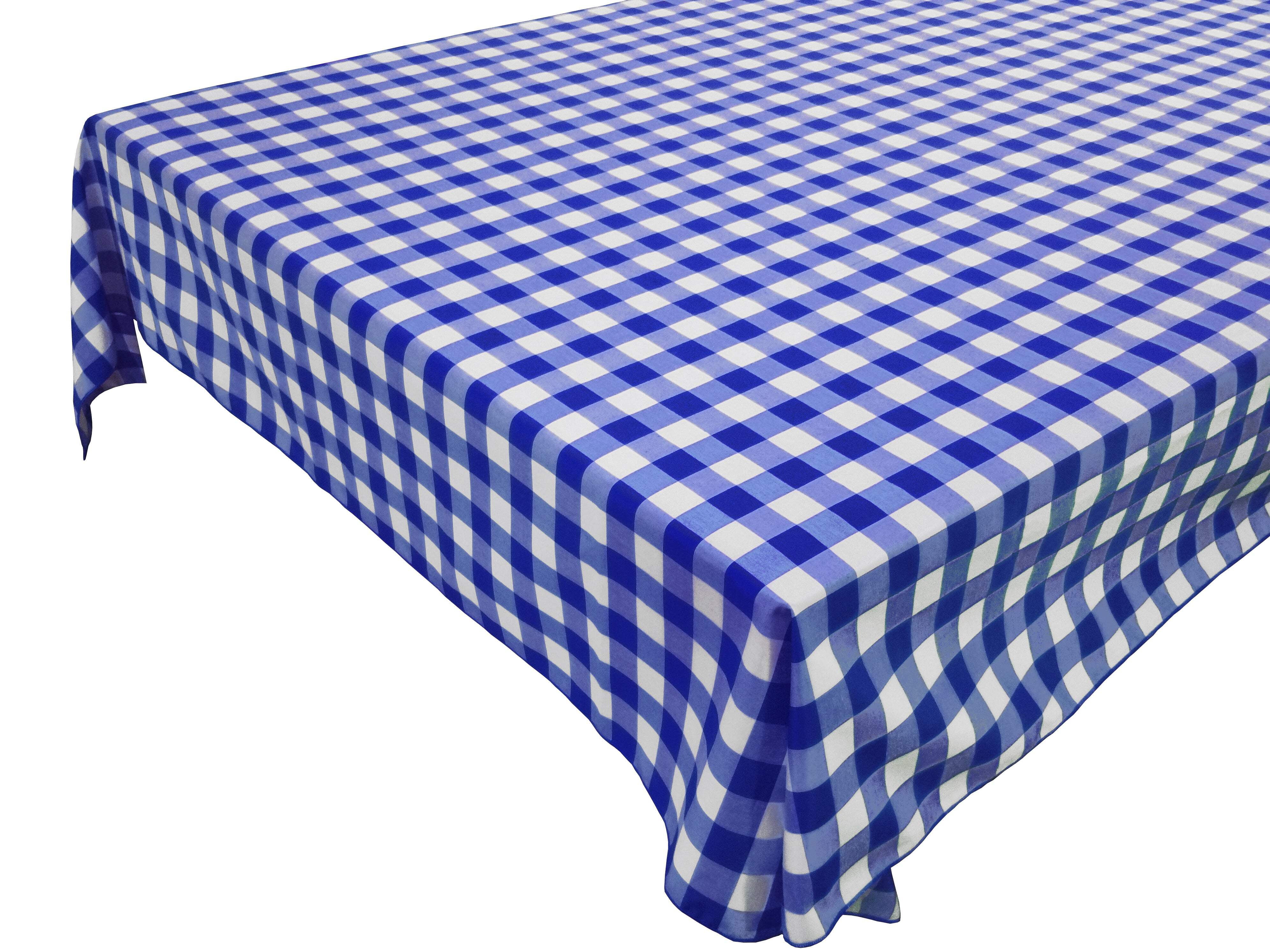 Cackleberry Home Navy & White Ticking Stripe Woven Cotton Tablecloth - 52x70 Inch Rectangular