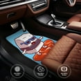 thumbnail image 6 of Zufioo Sushi Salmon Surfing Print Car Floor Mats Four-piece Set, Car Interior Accessories - Corrosion-resistant, Non-Slip, Suitable for Cars, Trucks, Vans, 6 of 7