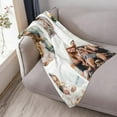 thumbnail image 5 of Personalised Blanket Custom Blanket with Photos Text, Custom Christmas Blanket with Photo Collages, Personalized Photo Gifts for Christmas Xmas New Year Birthday Wedding Anniversary, 5 of 6