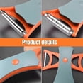 thumbnail image 5 of 2 In 1 Food Peeler Melon Vegetable Fruit Potato Peeling Kitchen Tool Gadgets, 5 of 5