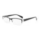 thumbnail image 1 of Gafas de lectura de negocios antiluz azul para hombre, lentes de Metal con media montura, protección ocular para dioptrías de oficina + 1,0 1,5 2,0 2,5 3 3,5 4,0, 1 of 4