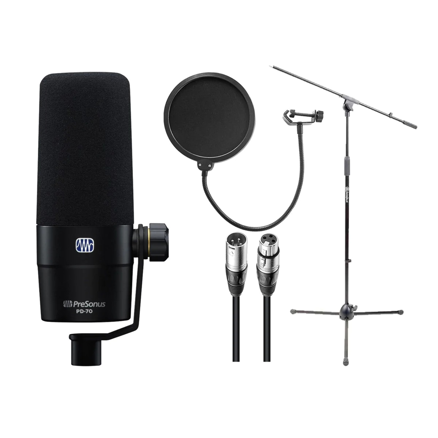 PreSonus PD70 Dynamic Cardioid Broadcast Microphone w/ AxcessAbles