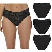 Women's Maidenform® Perfect Fit 3-Pack Stretch Lace High Leg Underwear DM3SLB