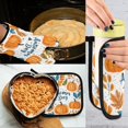 thumbnail image 5 of Yayeee Oven Mitts and Pot Holder Set of 2 Heat Resistant Kitchen Gloves Baking Hot Pad, Pumpkins Pattern, 5 of 5
