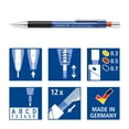 thumbnail image 5 of STAEDTLER 7755ABK25D Mars Micro Mechanical Pencil, 0.5mm Blistercard of 1 + 12 HB Lead Refills, 5 of 6