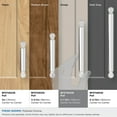 thumbnail image 3 of Amerock Balon 5-1/16 inch (128mm) Center-to-Center Polished Chrome Cabinet Pull, 3 of 6