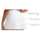 thumbnail image 4 of Falda CRZ YOGA de Cintura Alta para Tenis 38 cm Blanca Talla L, 4 of 6