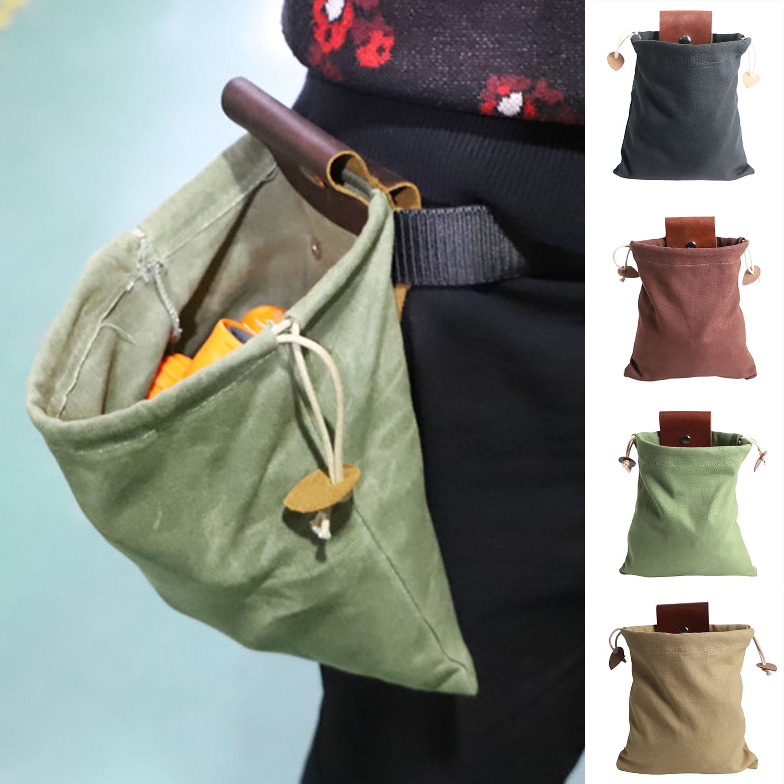 diy foraging bolsa