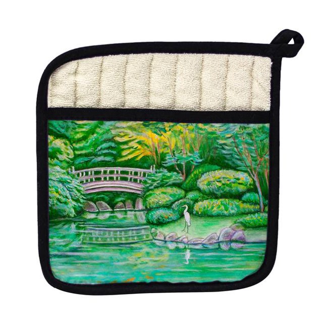 Betsy Drake PT222 Japanese Garden Pot Holder
