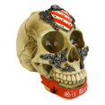 thumbnail image 2 of Legendary King Arthur Roundtable Knights Sir Bors Golden Holy Grail Skull Statue, 2 of 6