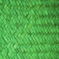 thumbnail image 1 of Ahgly Tapis d'Intérieur Lavable en Machine Carré Transitionnel Vert Néon, 8 Pieds Carré, 1 of 7