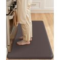 thumbnail image 1 of Anti Fatigue Mat Kitchen,3/4" Thick Waterproof Non Slip Kitchen Rug, Cushioned Standing Desk Mat for Office& Home,20"x39", Brown, 1 of 9