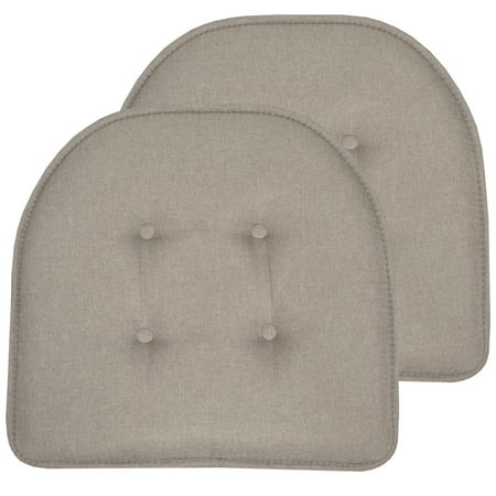 

U-Shaped Memory Foam Chair Pads 2 Pack Khaki