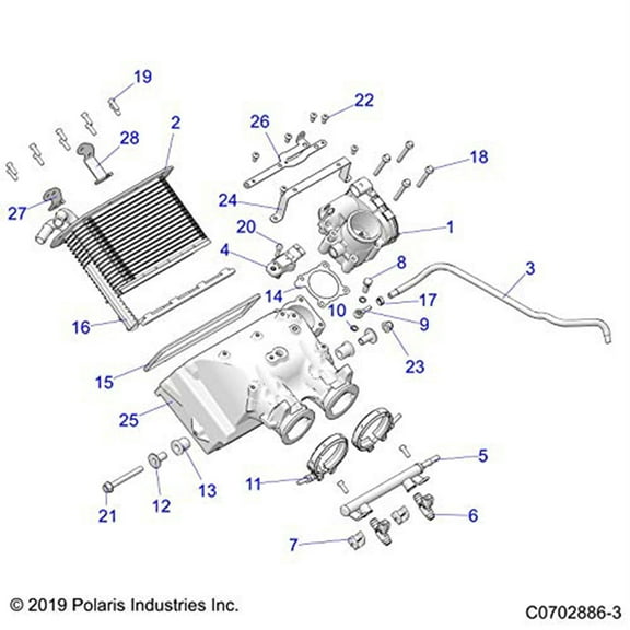 Polaris 2521914 Fuel Injector RZR Turbo XP Sport EPS Velocity 4