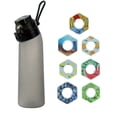 thumbnail image 2 of Clearance, 700ml Bottle, Update Water Bottle Up Set With 7 Capsules Drinking Straw, Outdoor Water Bottle, 2 of 5