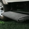 thumbnail image 2 of Camco XL Wrap Around RV Step Rug - 23-inch Wide Steps - Gray (42935), 2 of 7