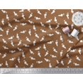 thumbnail image 3 of Soimoi Tissu Satin Modal Imprimé Floral & Chat 1 Yard 42 Pouces de Large, 3 of 3