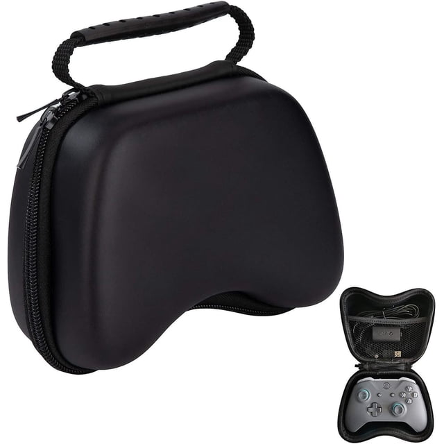 Controller Storage Case with Strap Portable Controller Bag Shockproof Controller Carrying Case for PS5 PS4 Xbox One 360 Switch Controller 15.5*11*7c