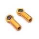 thumbnail image 4 of Vogacara 2 uds soporte de cabeza de bola accesorio de actualización Universal Auto juguete hilo inverso positivo extremos de barra de acoplamiento Dorado 10piezas Vogacara CBP318240, 4 of 6