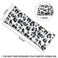 thumbnail image 4 of Dynamic Leopard Spots Post-Surgery Pillow - Comfortable Seatbelt Cushion for Breast Cancer Survivors & Chemo Treatment | Removable Cover for Easy Cleaning, 4 of 7