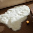 thumbnail image 1 of Faux Fur Rug, White Small Area Rugs, Fluffy Sheepskin Fur Rug, Ultra Soft 2x3 Ft Rugs, Machine Washable Shag Rug, Nurser_Special Gift, 1 of 4