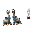 thumbnail image 1 of Figura De Elefante De Resina Moderna, Escultura Decorativa De Arte Abstracto, Recuerdo De Escritorio Coleccionable Para Decoración De Mesa De Café, Oficina Y Hogar., 1 of 8