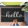 thumbnail image 3 of iOhouze Doormat 30"x17.5" Upgraded Outdoor Indoor Hello Front Door Mat Non Slip Welcome Door Mats Durable Easy Clean Front Doormat for Garage Entryway Patio High Traffic Areas, 3 of 8
