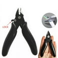 thumbnail image 2 of Electrical Cutting Plier Wire Cable Cutter Side Snips Flush Pliers Tool Black, 2 of 5