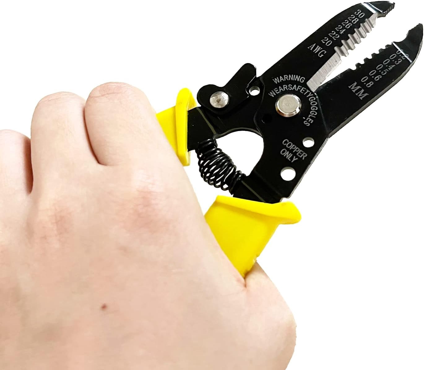 Professional Wire Stripper Wire Cutter Precision Multi-Function Hand Tool for 20-30 AWG Solid Wire & Stranded Wire, 6.5 Inch Wire Stripping Tool, 2 Pack