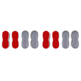thumbnail image 1 of 4 Piezas La Junta Inodoro Universal Del Asiento Autoadhesivo Buffer Suministros, 1 of 7