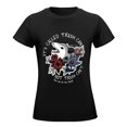 thumbnail image 5 of Possum Women’s Cotton Short Sleeve T-Shirt HD Graphic Print Casual Crew Neck Tee XL, 5 of 6