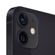 Straight Talk Apple iPhone 12 Mini ، 64 جيجابايت ، هاتف ذكي مدفوع مسبقًا باللون الأسود [ مغلق إلى Straight Talk ]