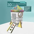 thumbnail image 2 of DIY Paper Coloring Graffiti Pen Three-Dimensional Assembly Painting Toys 5ml, 2 of 3