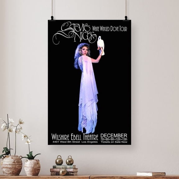STEVIE NICKS REPLICA 1981 CONCERT POSTER Size 24''x36'' - Kiloa