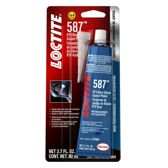 Loctite 37465 Blue High Performance Silicone Gasket, 80 Ml
