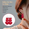 thumbnail image 4 of Pendientes Multicapa Labio Oreja Cuelga Aro en forma de corazón Pendiente colgante Favores de fiesta Regalo del día de San Valentín Banquete Ropa, zapatos y accesorios Miscelánea corazon 11 Qarigey AP010113-14, 4 of 6