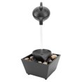 thumbnail image 1 of With Floating Teapot Water Fountain Ornament Indoor Tabletop Waterfall Decoration with LED Light Stones Home Office Table Decor, 1 of 7
