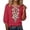 Red, variant on Womens Embroidered Tops Short Sleeve V Neck Cotton Linen Shirts Boho Blouses Tops (Beige XXL)