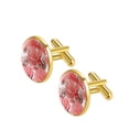 thumbnail image 2 of Coral Elegant Stainless Steel Cufflinks Set for Formal Attire, Made for Business Meetings and Weddings, 2 of 6