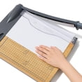 thumbnail image 4 of MORNWELL Guillotina para Papel,Protecci&oacute;n de Seguridad Autom&aacute;tica,Cortador de Papel A4 de 12 Pulgadas,Cortadora uso rudo para A4/B5/A5/B6/B7,Mica,Fotos,Etiquetas,Cup&oacute;n, 4 of 8