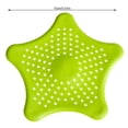 thumbnail image 2 of Kitchen Floor Drain Shower Drain Hair Catcher Silicone Hair Plug Hair Catcher With Suction Cup Shower Drain Cover Suitable For Bathroom Tub And Kitchen Easy To Install And Clean Green, 2 of 8