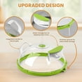 thumbnail image 3 of Microwave Cover for Food, 10 Inch Microwave Splatter Cover, Clear Microwave Food Cover with Integrated Handle and Water Steamer, Splatter Guard, Home Gifts for House Essentials, Green, 3 of 7
