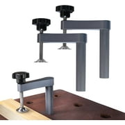X-go Bench Dog Clamp,3/4"19mm) Holdfast Dog Hole Clamp,Adjustable MFT Table Stainless Steel Hold Down Clamps for Woodworking Tools 2 Pack