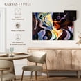 thumbnail image 5 of Elephant Stock Abstract Human Wall Art - People Canvas Canvas - 45" x 30", 5 of 8