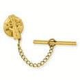 thumbnail image 1 of Gold-plated Celtic Cross Tie Tack, 1 of 1
