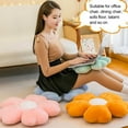thumbnail image 6 of sunsanly Throw Pillow Wear Resistant Washable Non-Fading Aesthetic Flower Shaped Floor Pillow Decorative Cushion Sofa Couch Decor, 6 of 7