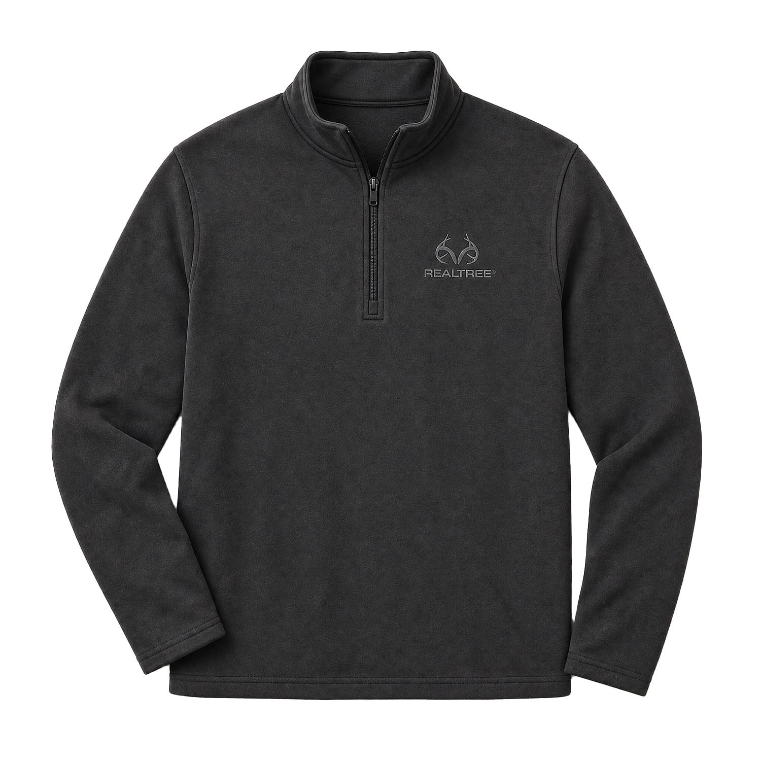 Realtree Men's Fleece Quarter Zip Pullover Sweatshirt, Sizes S-2XL